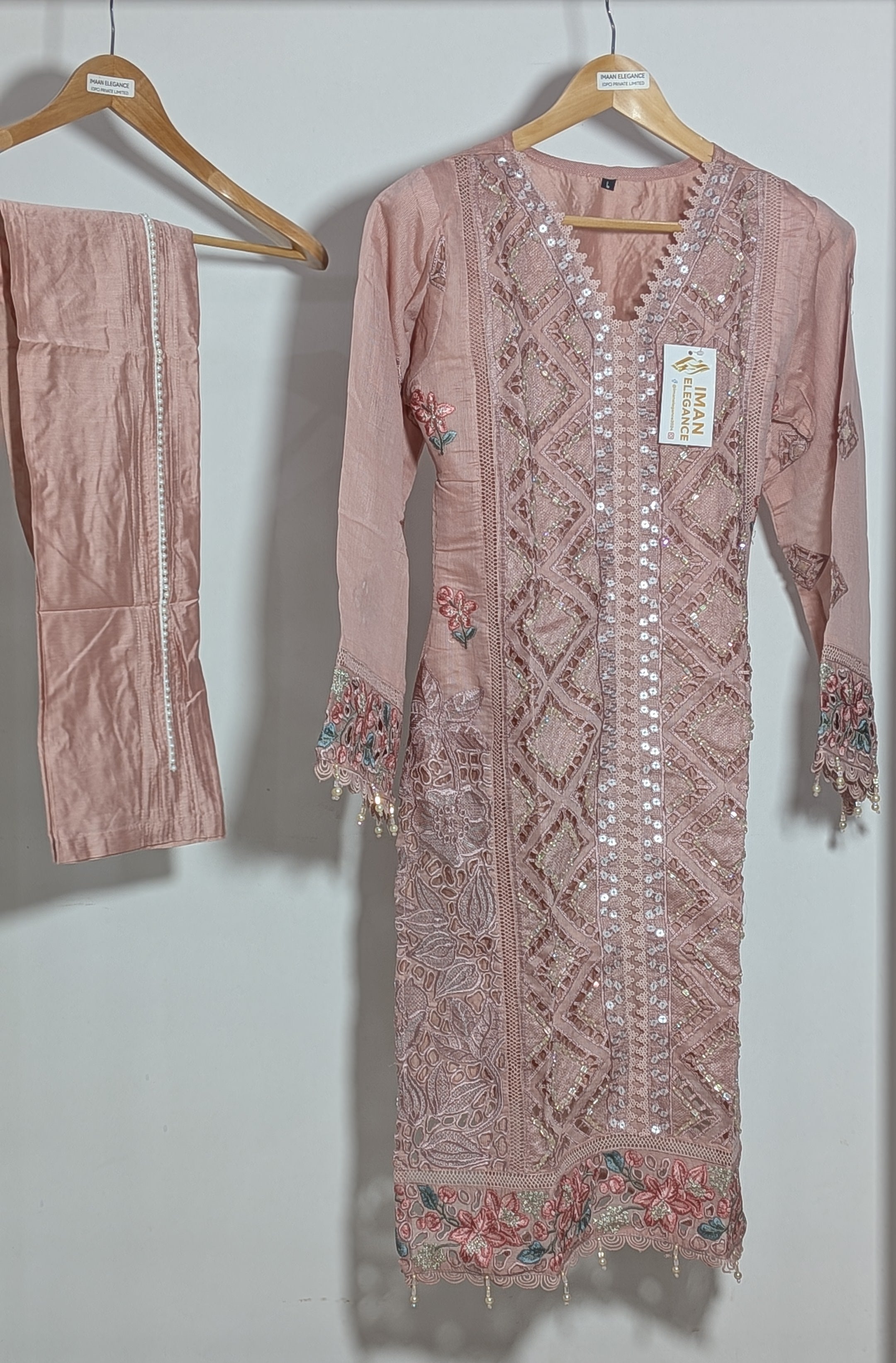 The Ethereal Pearl & Cutwork Collection | Available in 3 Pastel Hues