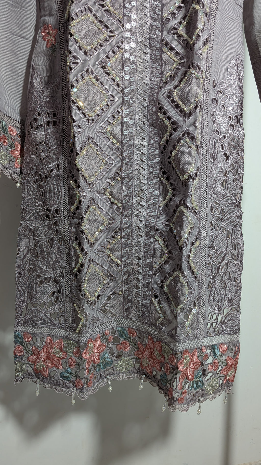 The Ethereal Pearl & Cutwork Collection | Available in 3 Pastel Hues