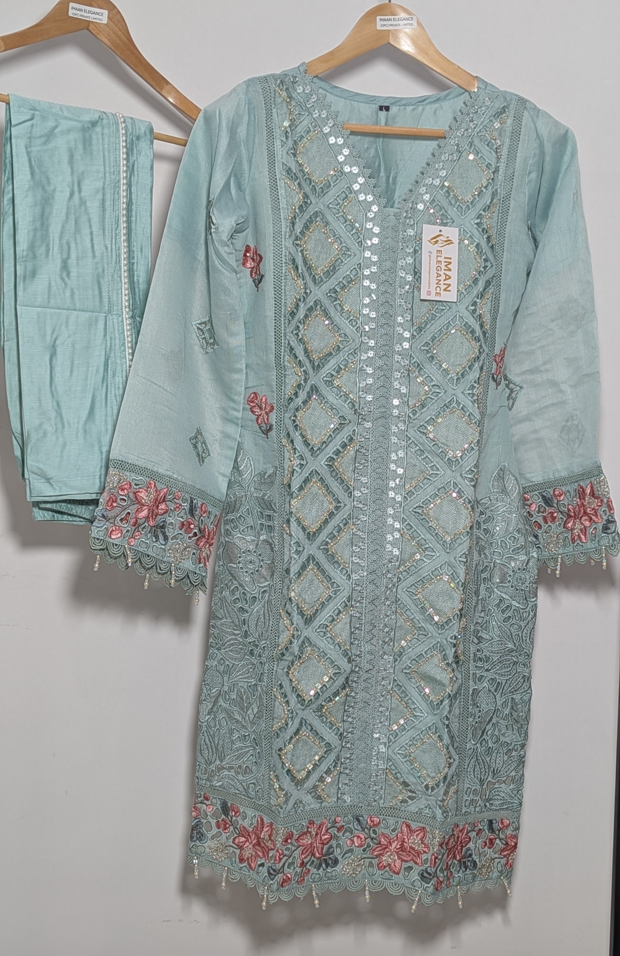 The Ethereal Pearl & Cutwork Collection | Available in 3 Pastel Hues