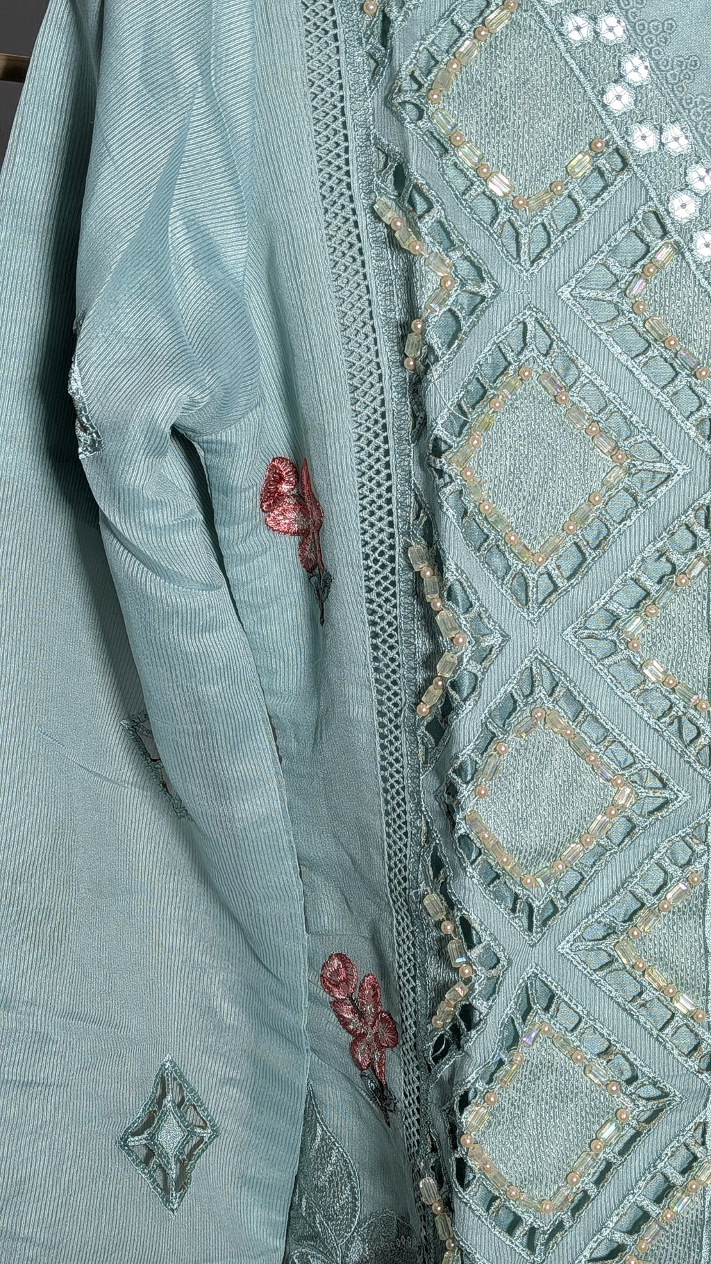 The Ethereal Pearl & Cutwork Collection | Available in 3 Pastel Hues